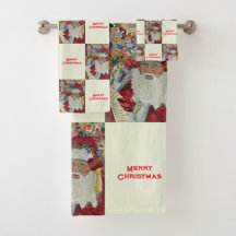 Classic Santa White Checking It Twice Holiday