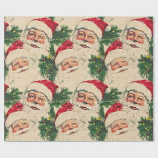 Classic Santa's Welcome Wrapping Paper