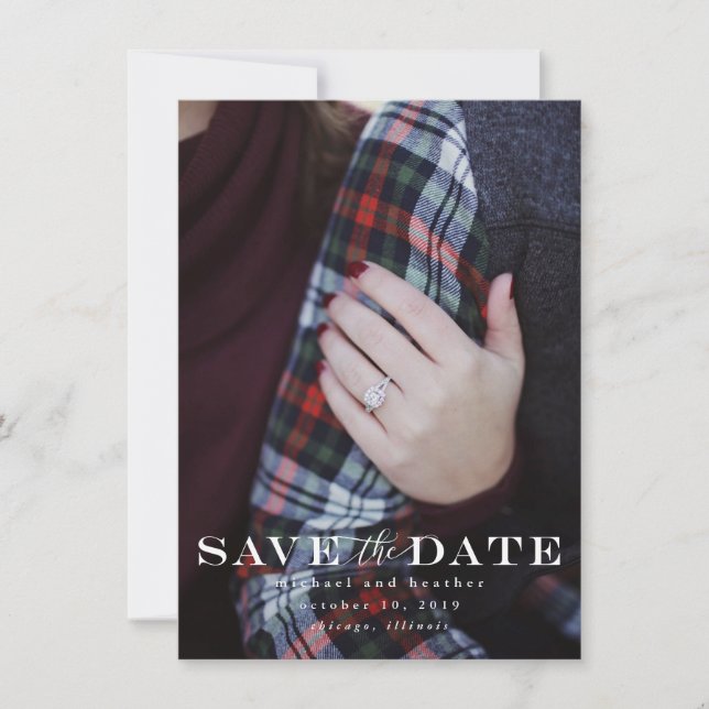 Classic Save The Date (Front)
