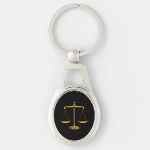 Classic Scales of Justice   Lawyers Key Ring