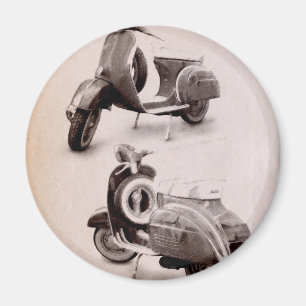 Classic Scooter 1969 Magnet