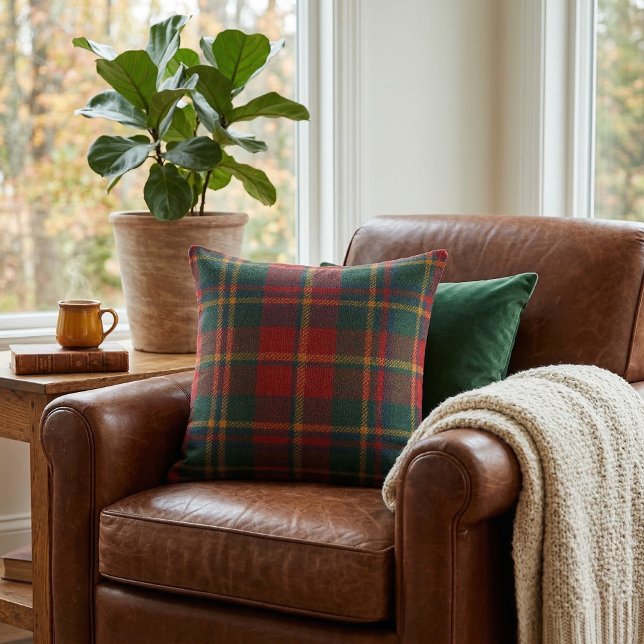 Classic Scottish Tartan Plaid Cushion (Creator Uploaded)