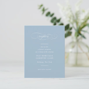 Classic Script Elegance Wedding Enclosure Card
