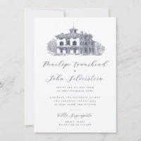 Classic Script Italian Villa Destination Wedding