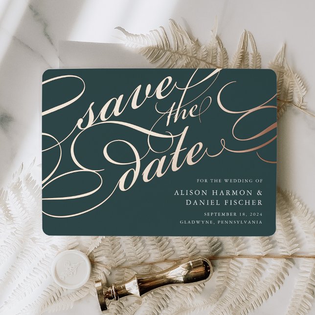 Classic Script Save the Date (Creator Uploaded)