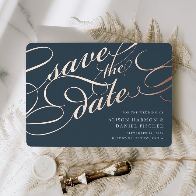 Classic Script Save the Date (Creator Uploaded)