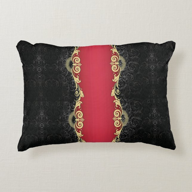 Classic Scrollwork Design Decorative Cushion (Front)