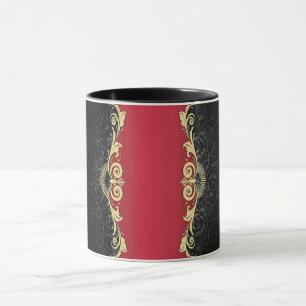 Classic Scrollwork Style Mug