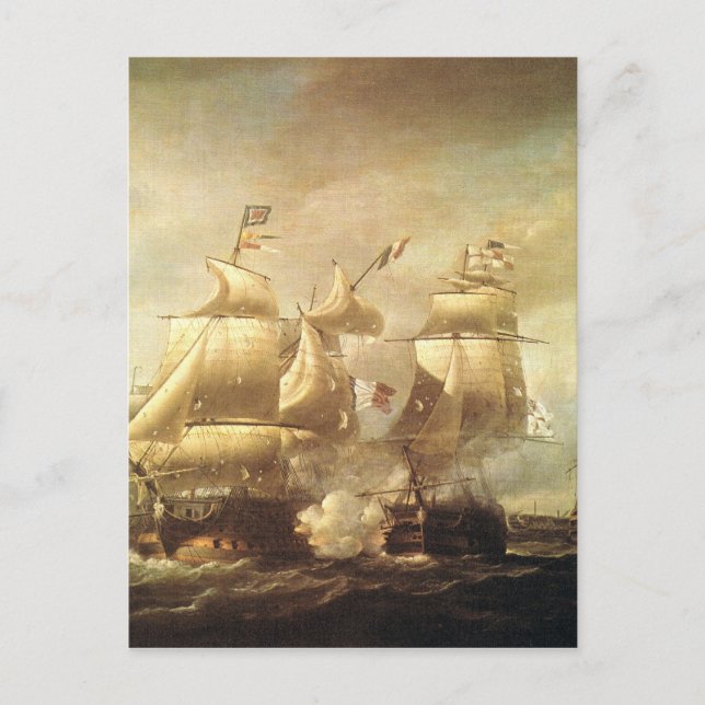 Classic Sea Battle 1 Postcard (Front)
