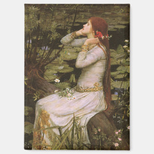Classic Shakespeare Ophelia Pond Lily Fine Art Magnet