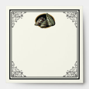 Classic Shells Wedding Invite - Matching Envelope