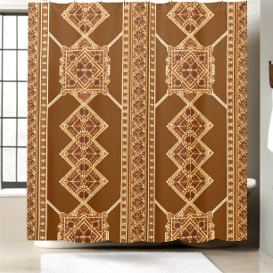 Classic Shower Curtain Rustic Farmhouse Vertical