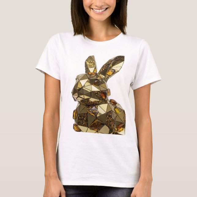 Classic Silver ABSTRACT ART Art Print T-Shirt (Front)