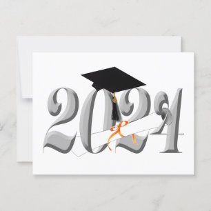 Classic Silver Class of 2024 Alumni Postcard