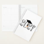 Classic Silver Class of 2027 Graduation Planner<br><div class="desc">* CONGRATS TO THE GRAD! * * Customize this day / week planner for the graduate weeks to come! * With colorful stickers, 60 pages and 12 months long. * Two size options to choose from (soft or hard cover). * Add text to the cover (and / or to the...</div>