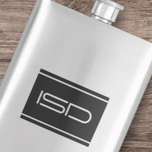 Classic Silver Steel Lifestyle Fit Vintage Flask