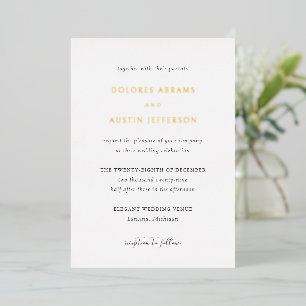 Classic Simple Elegant Wedding