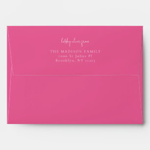 Classic simple French Rose  Envelope