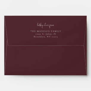 Classic simple Light Chocolate Envelope