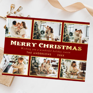 Classic Simple Multi Photo Christmas