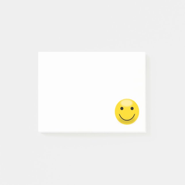 Classic Simple Yellow Face Post-it Notes (Front)