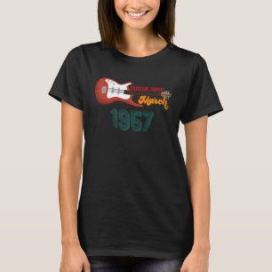 Classic Since March 1957 66th Birthday Guitar T-Shirt