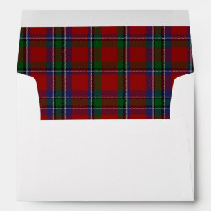 Classic Sinclair Tartan Plaid Lined Envelope