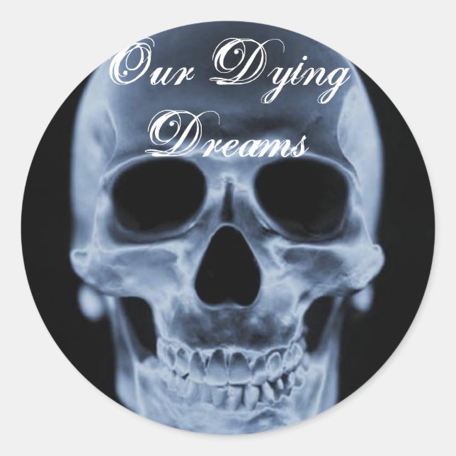 Classic Skull Logo Sticker (Front)