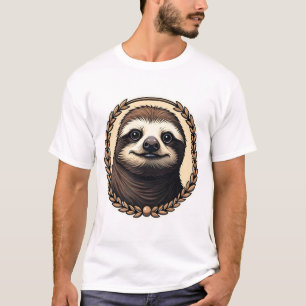 Classic Sloth Engraving Nature Shirt (1)