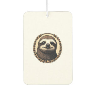Classic Sloth Engraving Nature Shirt (1) Car Air Freshener