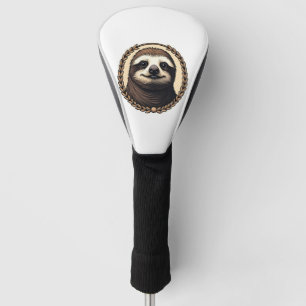 Classic Sloth Engraving Nature Shirt (1) Golf Head Cover