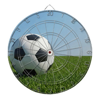 Classic Soccer Ball Field View Dartboard