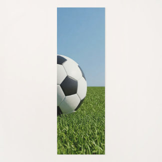 Classic Soccer Ball Field View Yoga Mat