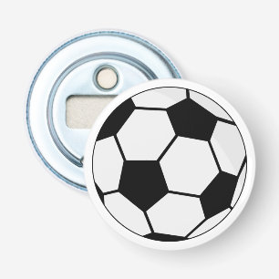 Classic Soccer Ball Graphic Traditional Sports Fan Bottle Opener