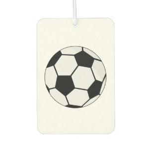 Classic Soccer Ball Graphic Traditional Sports Fan Car Air Freshener
