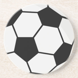 Classic Soccer Ball Graphic Traditional Sports Fan Coaster