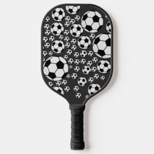 Classic Soccer Ball Graphic Traditional Sports Fan Pickleball Paddle
