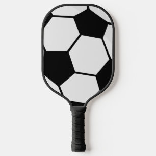 Classic Soccer Ball Graphic Traditional Sports Fan Pickleball Paddle