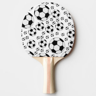 Classic Soccer Ball Graphic Traditional Sports Fan Ping Pong Paddle