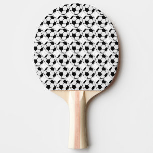 Classic Soccer Ball Graphic Traditional Sports Fan Ping Pong Paddle