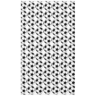 Classic Soccer Ball Graphic Traditional Sports Fan Tablecloth