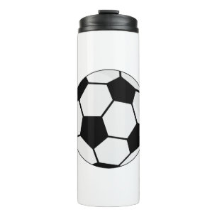 Classic Soccer Ball Graphic Traditional Sports Fan Thermal Tumbler