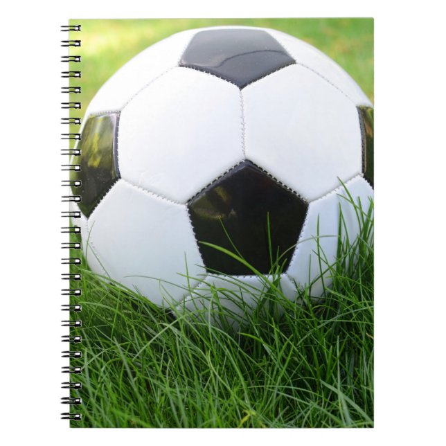 Classic Soccer Ball Spiral Notebook (Front)