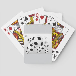 Classic Soccer Football Balls Flying Sports Playing Cards