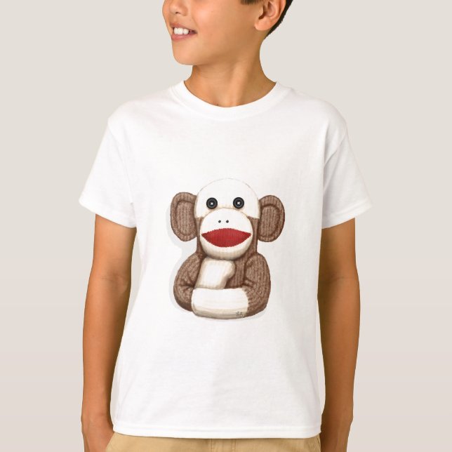 Classic Sock Monkey T-Shirt (Front)