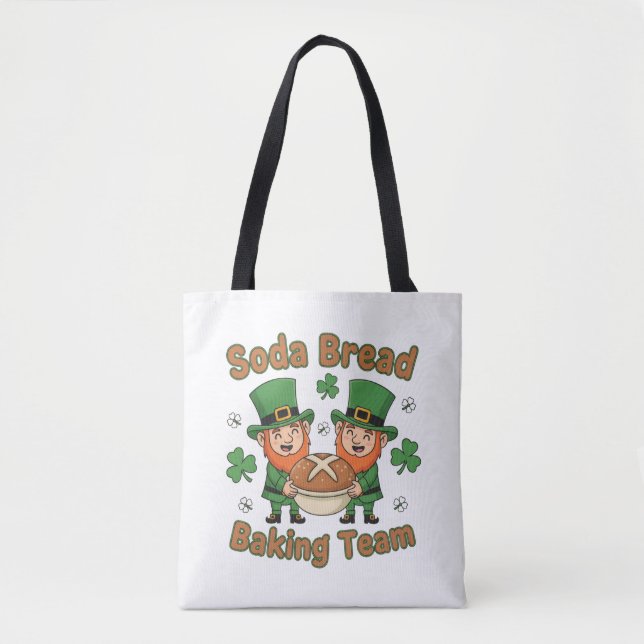 Classic Soda Bread Baking Team Homemade Loaf Irish Tote Bag (Front)
