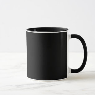 Classic Solid Black Mug for Everyday Use