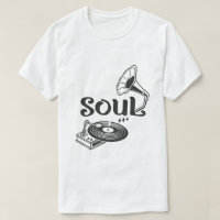 Classic Soul Gramophone Music Lover T-shirt