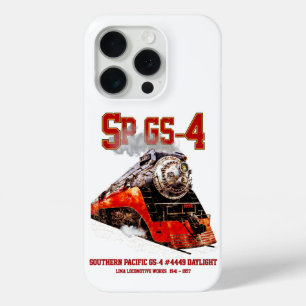 Classic Southern Pacific GS-4 Steam Locomotive iPhone 15 Pro Case