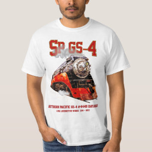 Classic Southern Pacific GS-4 Steam Locomotive T-Shirt